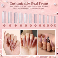 Mini nail file for finishing touches and smoothing shoulders.