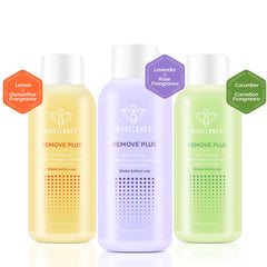Modelones Nail Polish Remover ready-to-use bottle sits on vanity for everyday grooming sessions