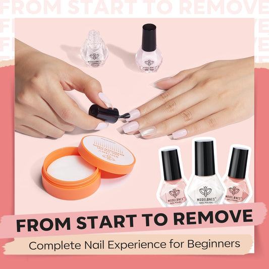 Modelones top coat bottle for durable shine and protection