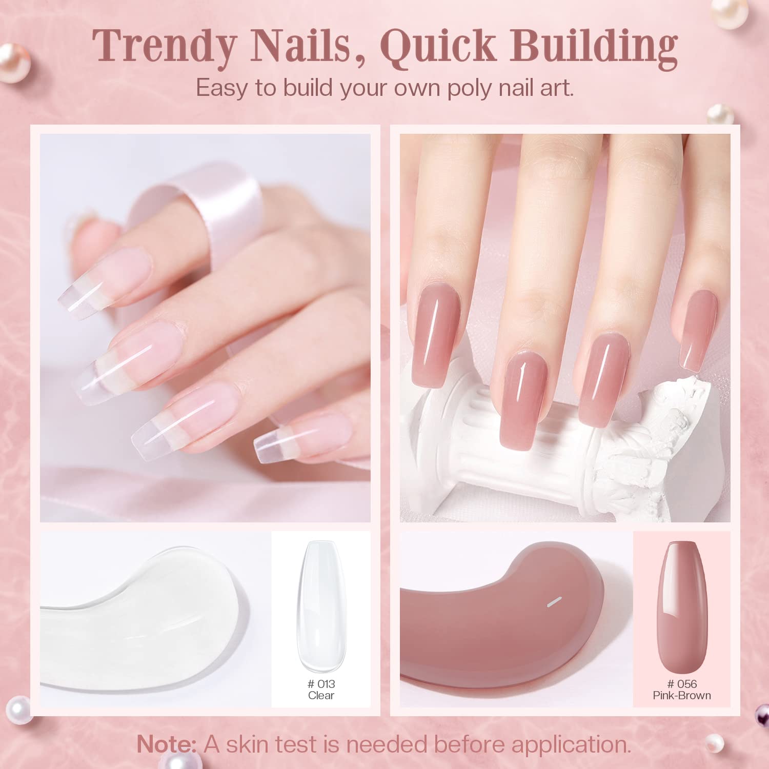 Modelones apricot gel color ideal for subtle enhancement.