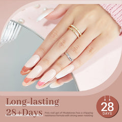 Modelones poly nail gel removal tips for easy, clean nail art changes.
