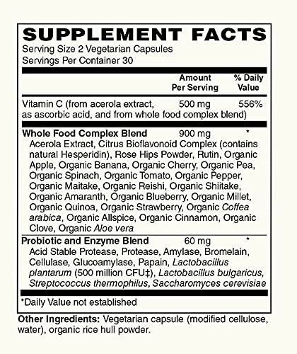 Probiotic and enzyme blend capsules