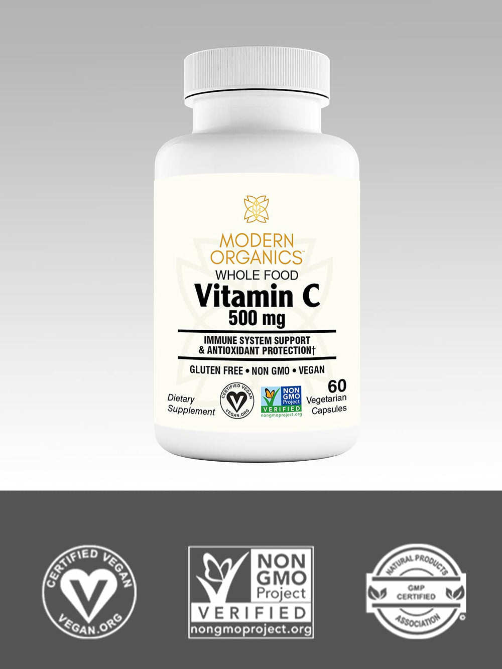 Product packaging with servings and ingredients