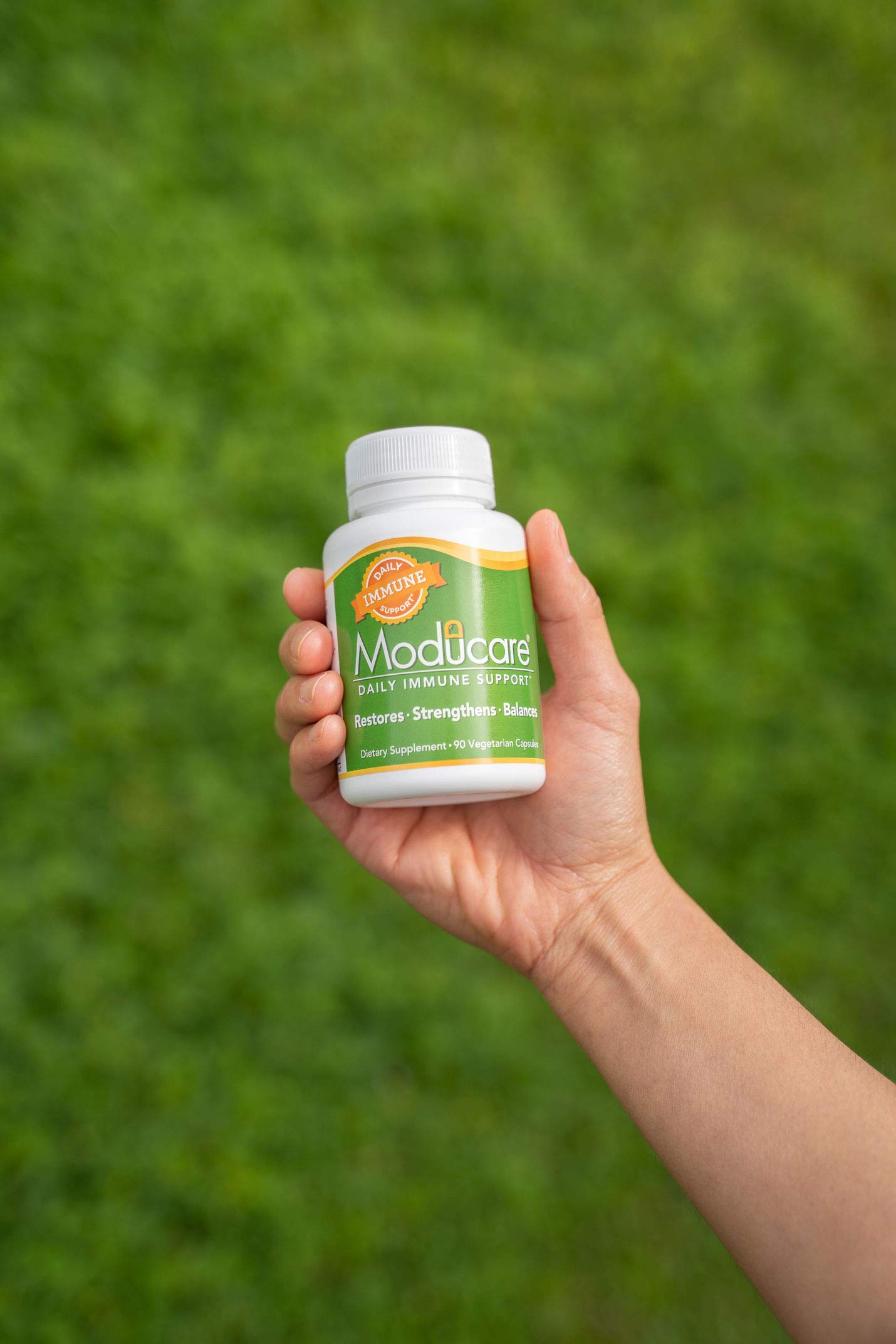 Vegetarian Moducare capsules in bottle