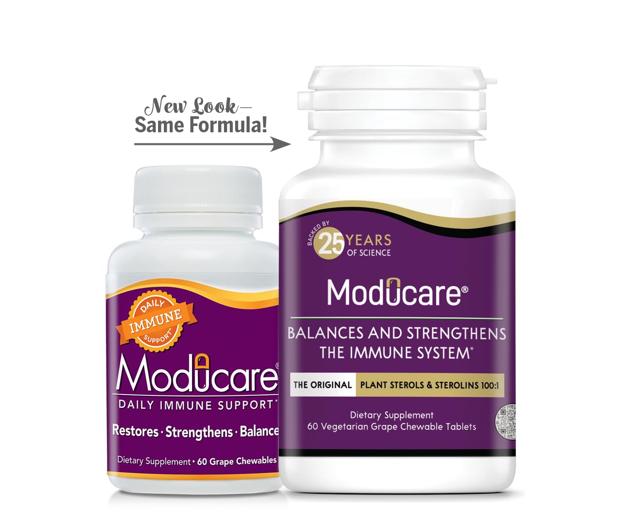 Healthy lifestyle concept featuring Moducare bottle
