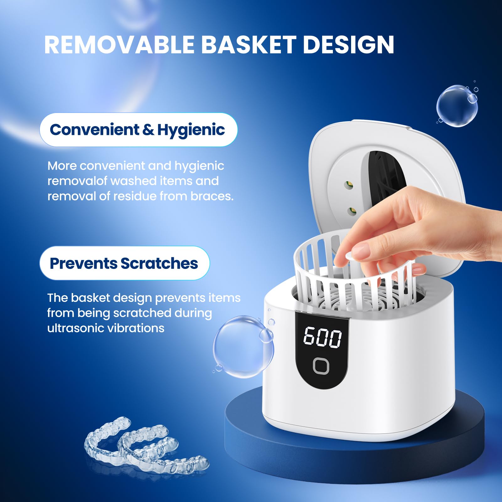 200ml cleaning pod included with Moeila