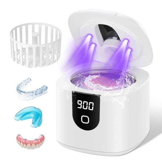 Front view of Moeila 45kHz ultrasonic retainer cleaner