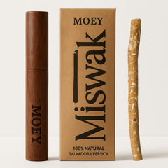 MOEY Miswak stick with wooden holder - packaging view
