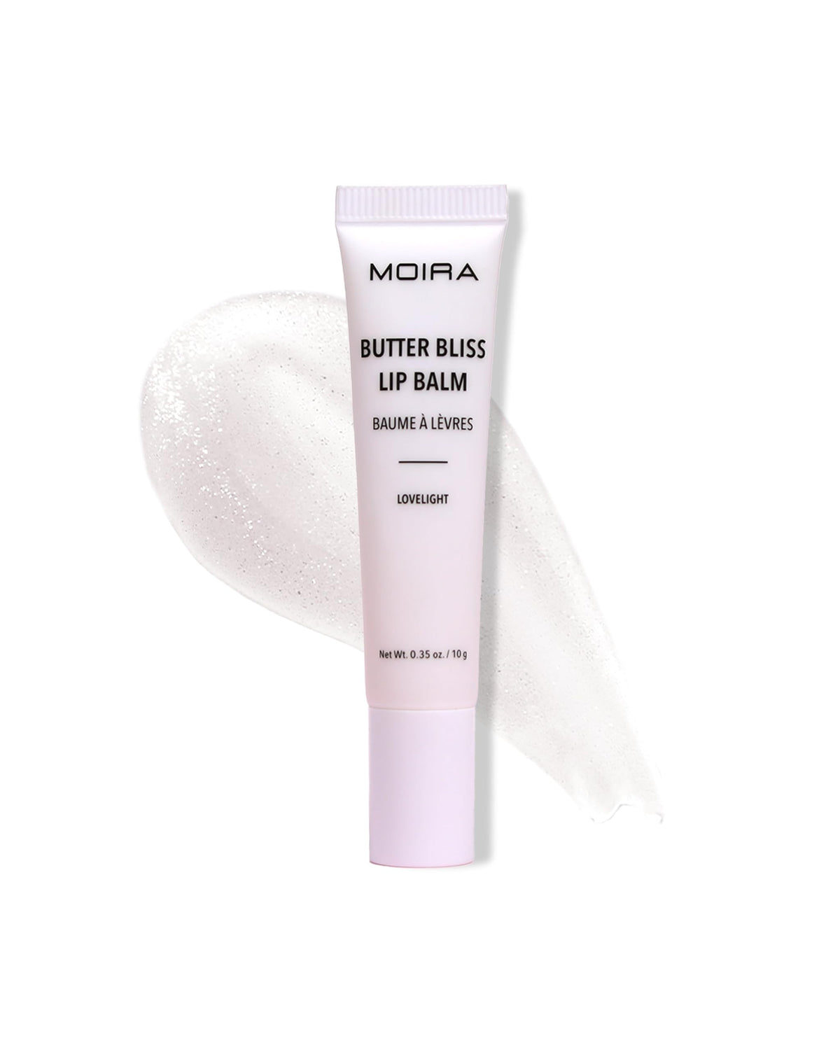 Moira Butter Bliss Lip Balm Lovelight provides hydrating tint and gentle shine for everyday lips.