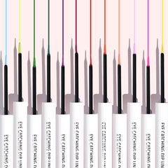 Moira Eye Catching Dip Liner 008 Lime on the eye stays put during daily wear.