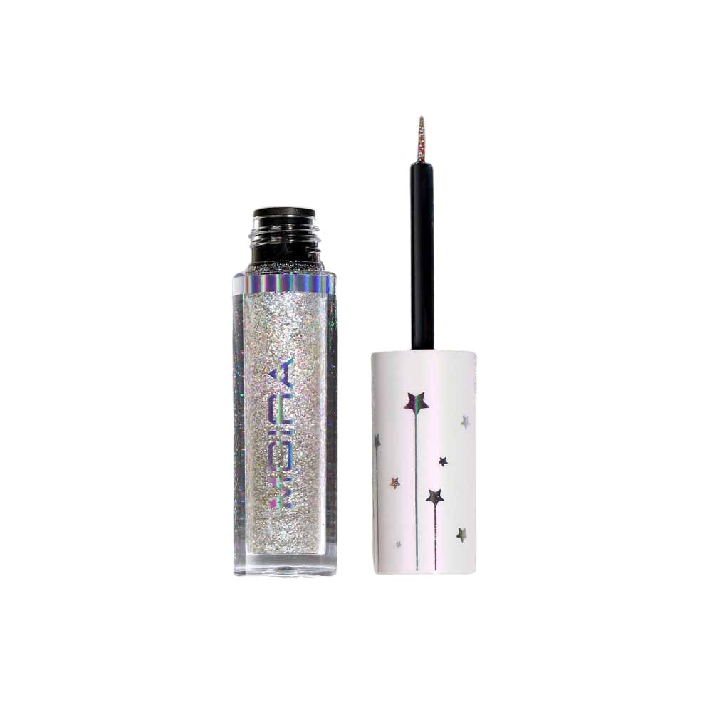 Moira Glitter Glitter Liner 007 Super Sparkle provides precise, waterproof eye makeup.