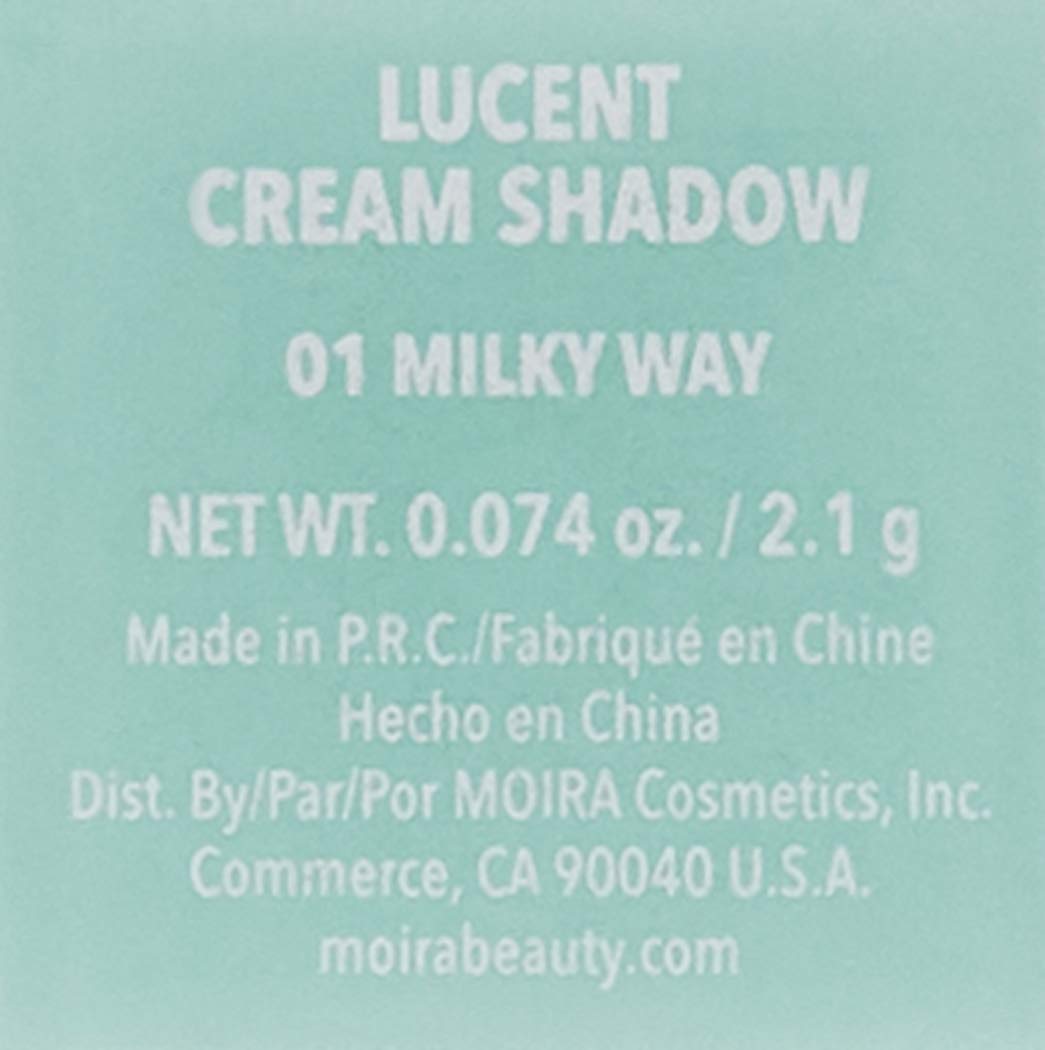 Moira Lucent Shadow Milky Way glow achieved with fingertip application.