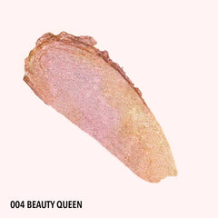 Moira Stellar Glaze Stick Shadow swatch on skin demonstrates smooth, easy blending.