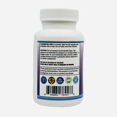 Supplement facts panel on MOJObody bottle