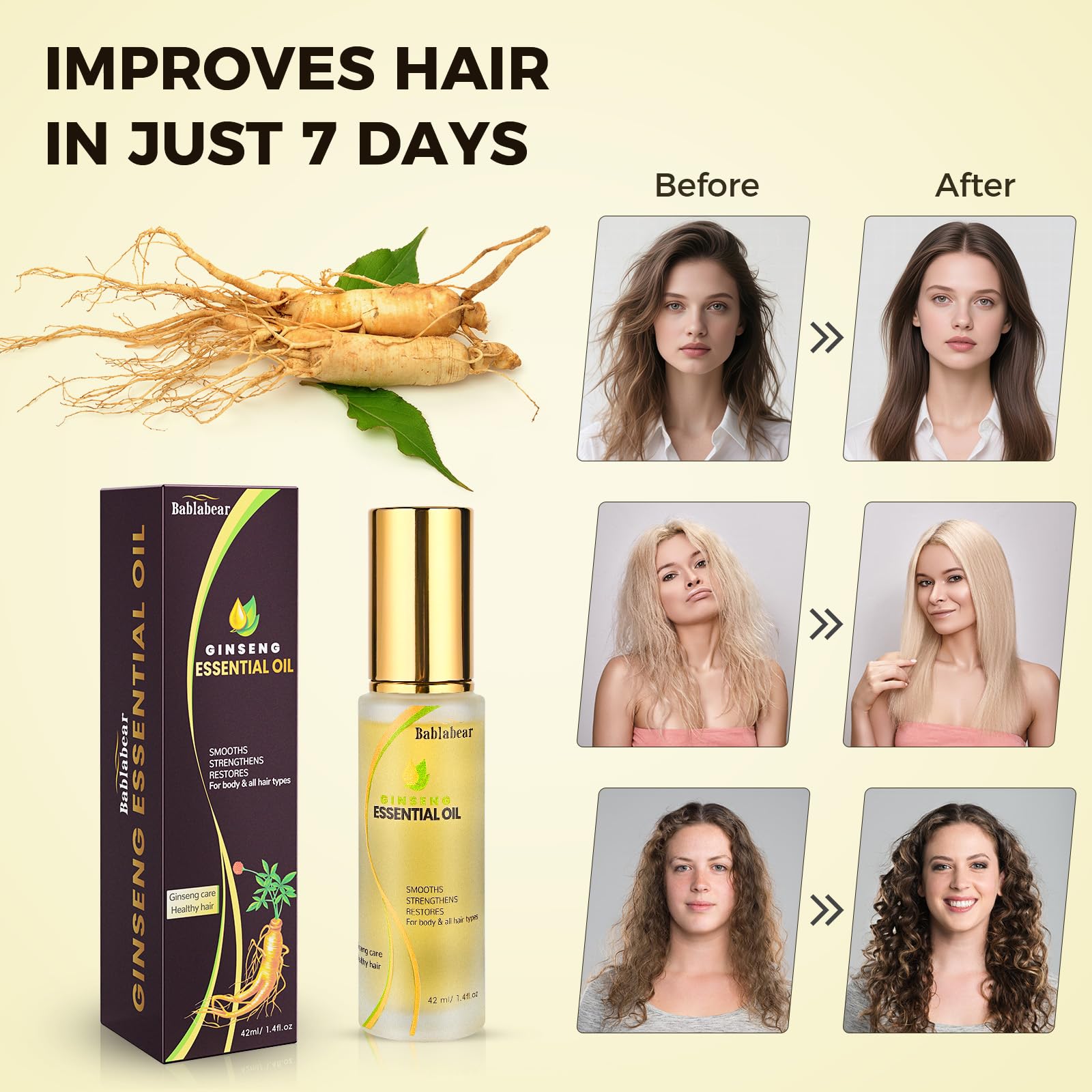Closeup of Mokasakiso Hair Oil dropper bottle with premium formula