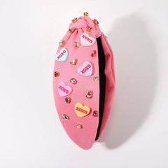 mokkia pink heart hairband pairs with dresses and casual outfits