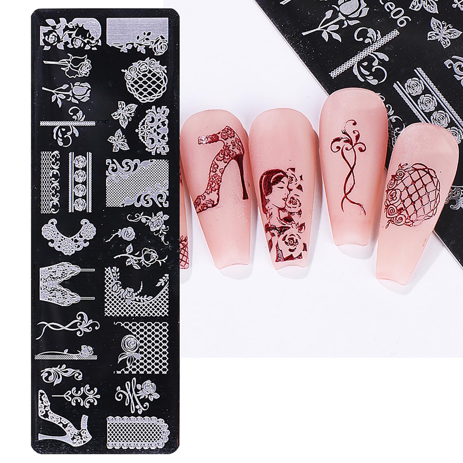 MOLILON stainless steel stamping scraper for smooth polish application.