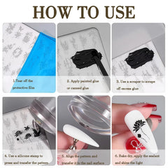 MOLILON easy-to-use nail art kit for quick manicures.