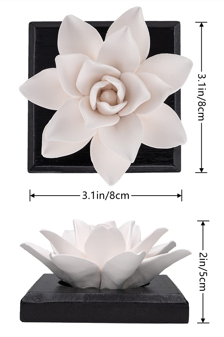 Magnolia-style diffuser stone on desk