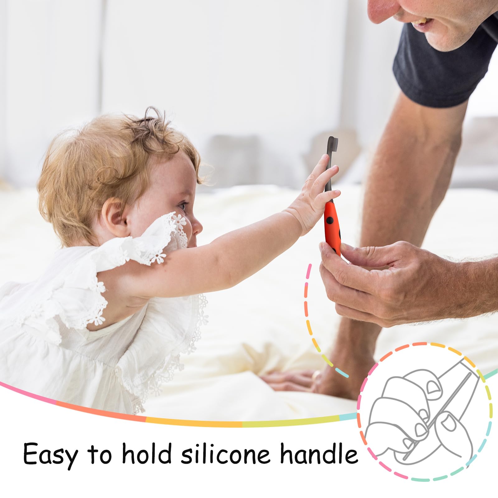 Ergonomic soft handle for small hands