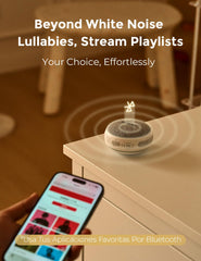 Momcozy 10-hour battery life delivers long-lasting white noise on outings.