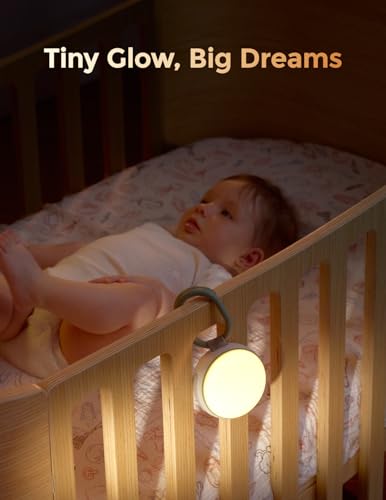 Momcozy 20 soothing sounds create calm environments at home or travel.