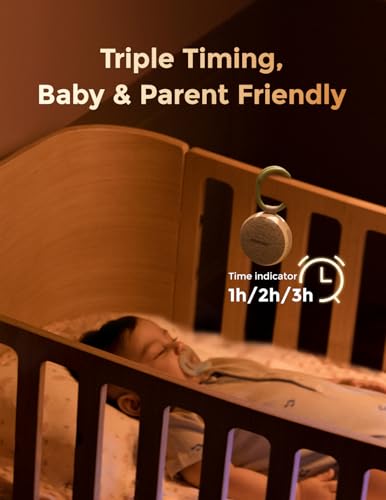 Momcozy auto shut-off timer simplifies bedtime routines and energy use.