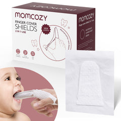 Momcozy silicone baby finger toothbrush for infants