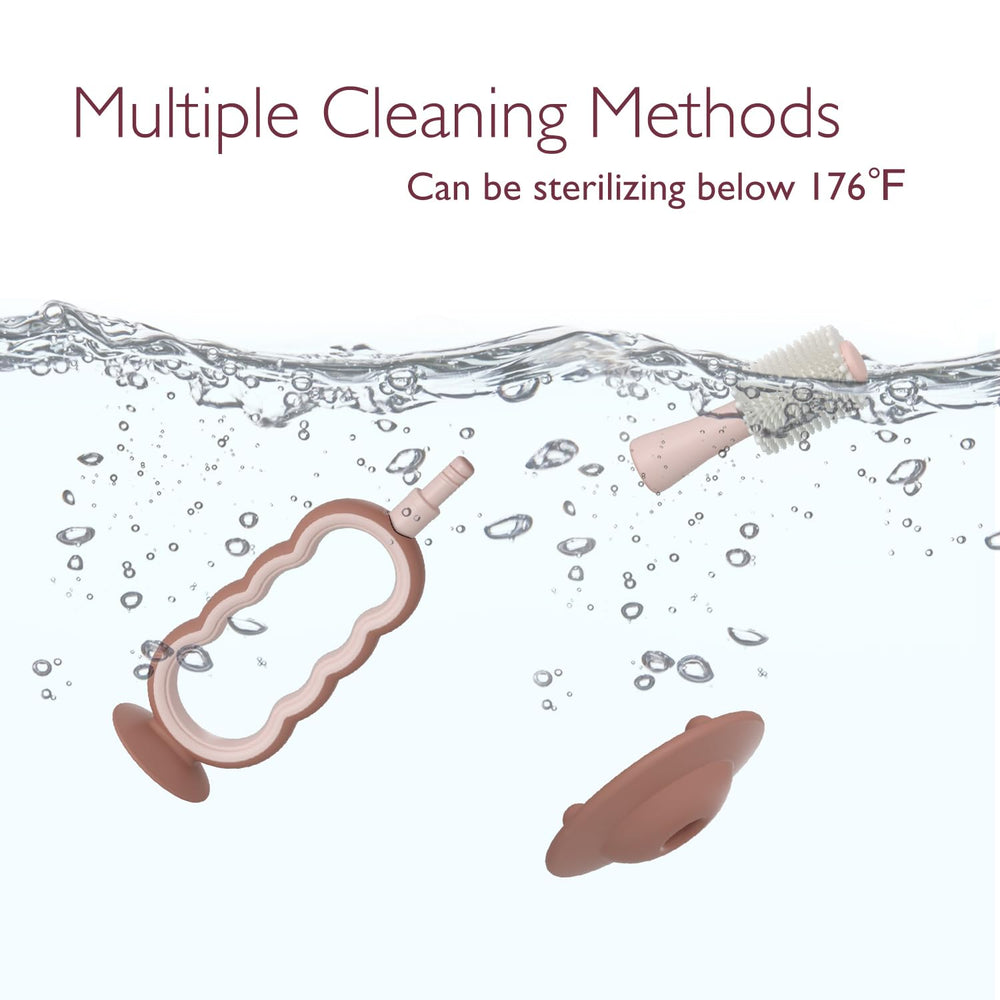 Durable material withstands up to 176°F for cleaning