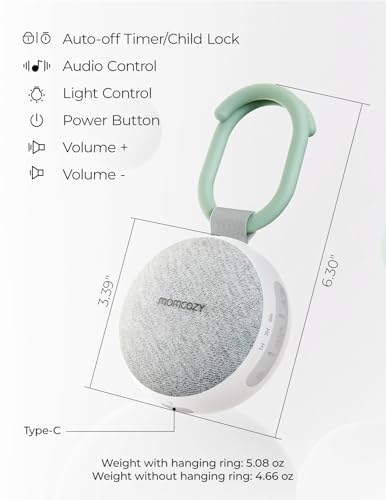 Momcozy Bluetooth-enabled device offers quick setup and customization.