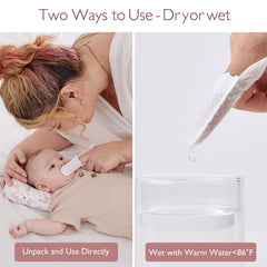 Infant oral cleaner wipes for tongue, gums and teeth by Momcozy