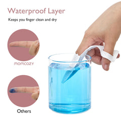 Toddler silicone finger toothbrush