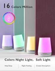Momcozy sleep routine programs image illustrates automatic schedules for consistent nights.