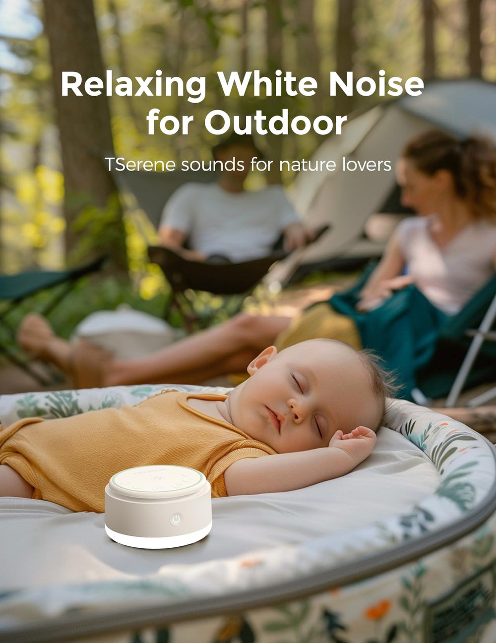 Portability of Momcozy sound machine for a bedroom or guest room