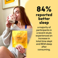 Keto-friendly, zero sugar and zero caffeine Moment Sleep Tea packaging