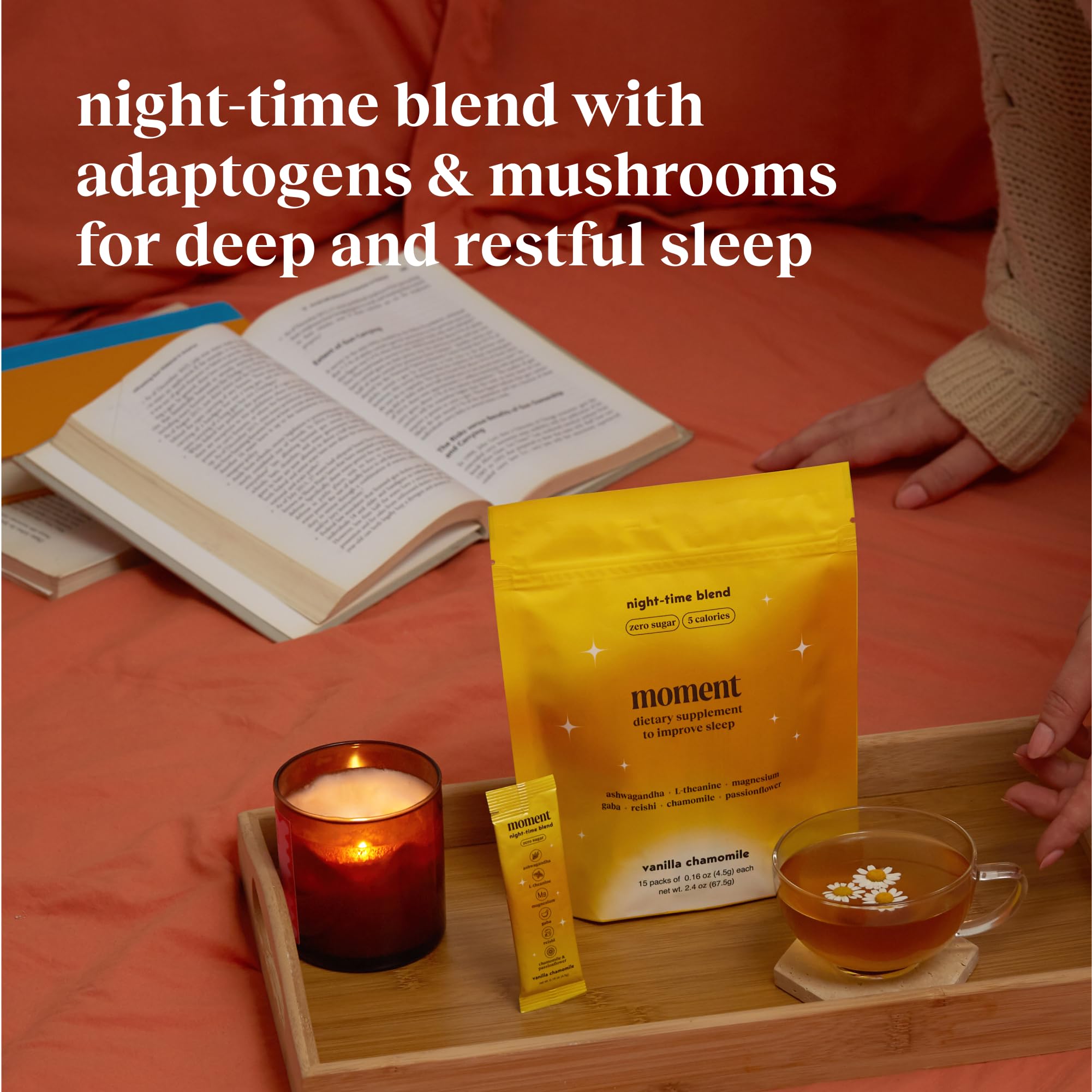 Magnesium and GABA minerals in Moment Sleep Tea