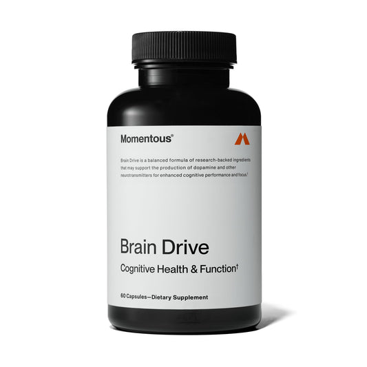 Momentous Brain Drive NSF Certified for Sport bottle with label