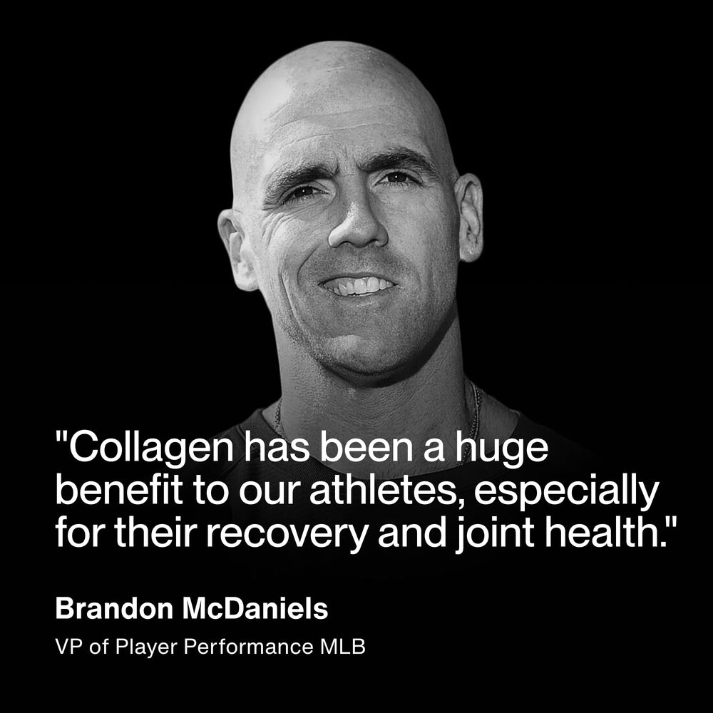 Active lifestyle shot featuring Momentous Collagen Shot