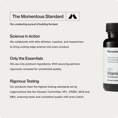 Momentous D3 bottle with 60 servings