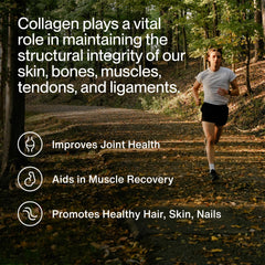 Momentous collagen powder dissolving smoothly in water for quick mixing.