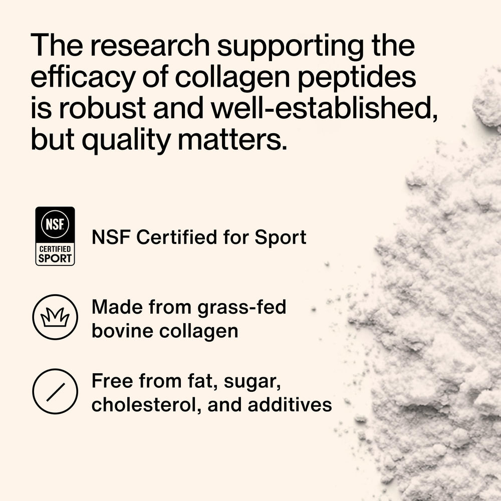 NSF Certified for Sport badge visible on Momentous packaging signals quality.