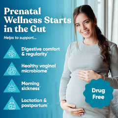 Close-up of mini vegan probiotic capsules