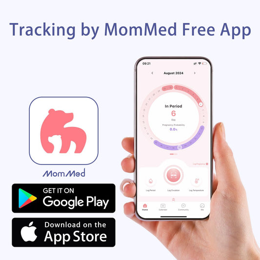 Complete MomMed fertility test set includes 20 pregnancy tests, 60 ovulation strips, 80 urine cups