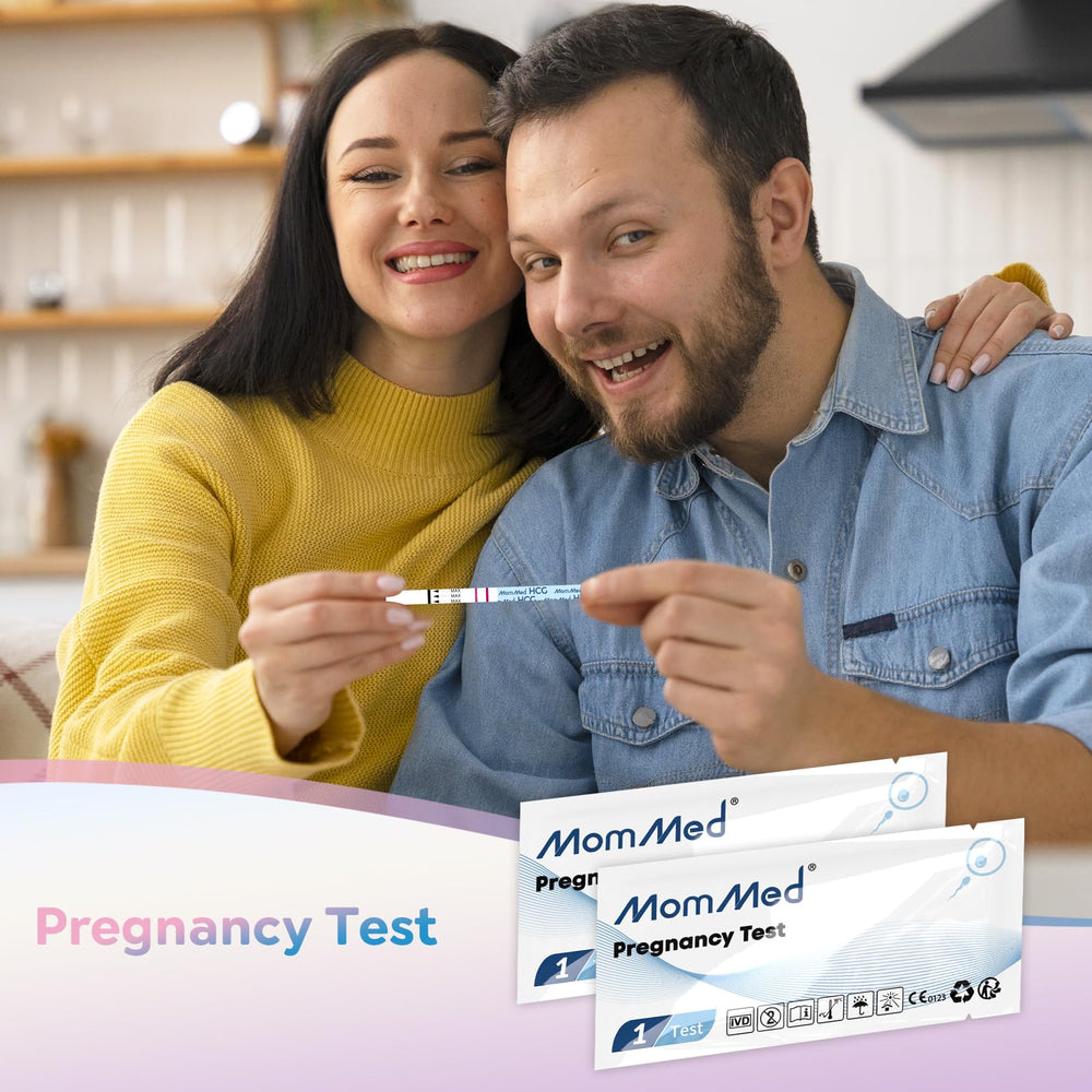 Packaged pregnancy tests in travel-friendly packaging