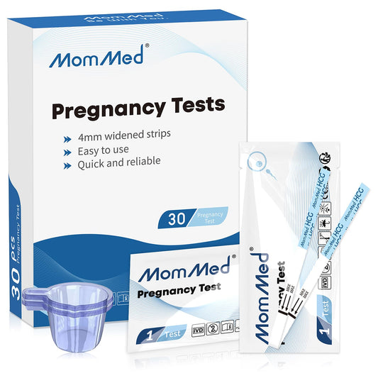 MomMed 30-count pregnancy test strips bulk pack