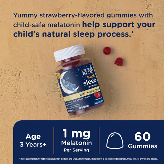Mommy's Bliss 60-count box promotes simple nightly dosing for families