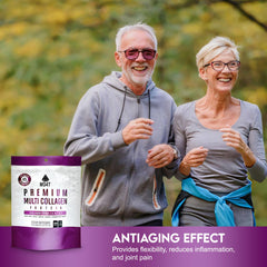 Non-GMO collagen peptide supplement label