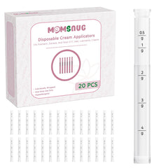 Momsnug disposable vaginal applicator with round tip for gentle, comfortable insertion