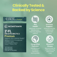 Clinically researched icon and product packaging