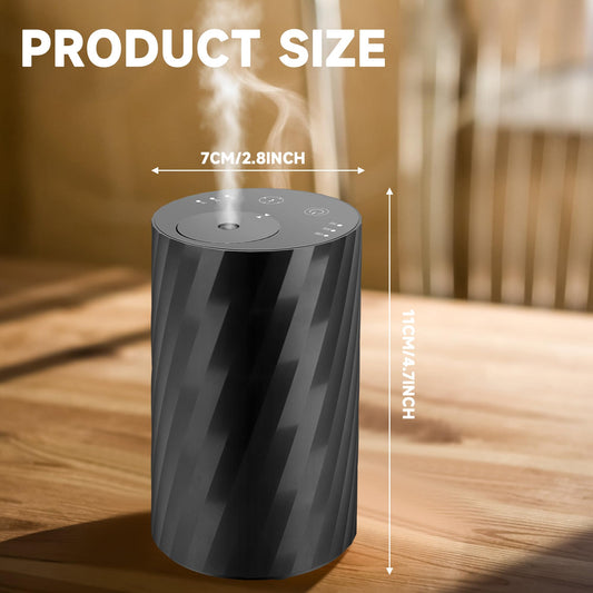 Moncer diffuser aluminum body close up showing durable design